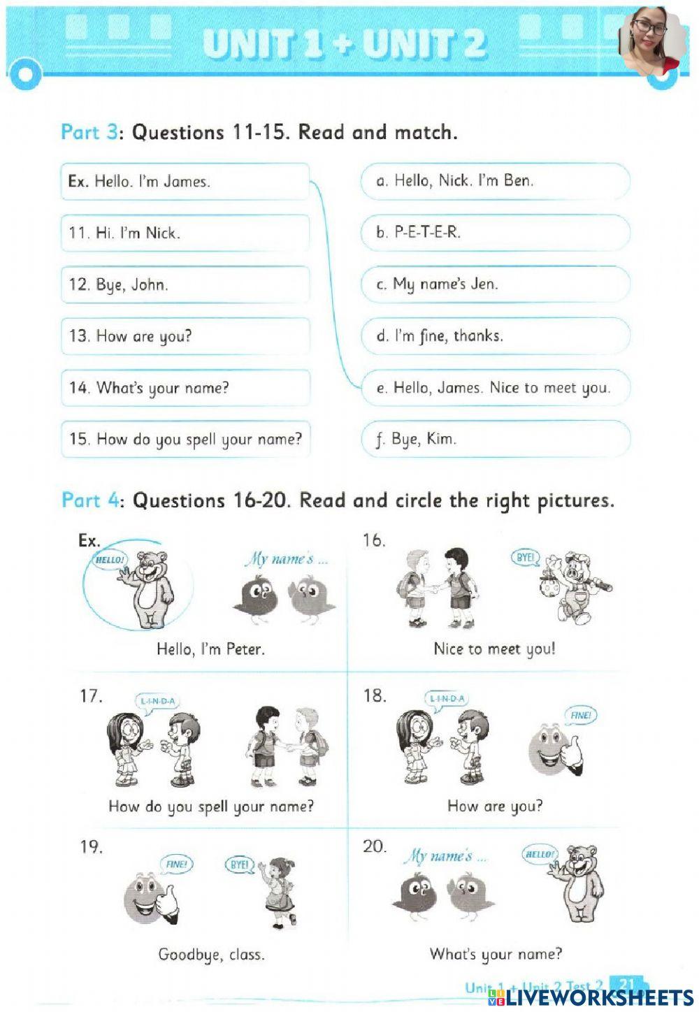 Grade 3- u 1+2-test 2