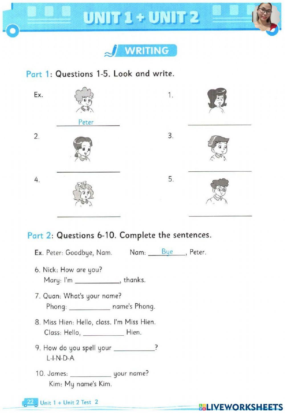 Grade 3- u 1+2-test 2
