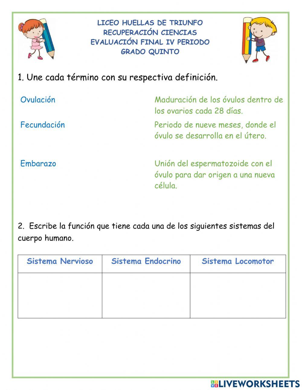 Recuperación Ciencias