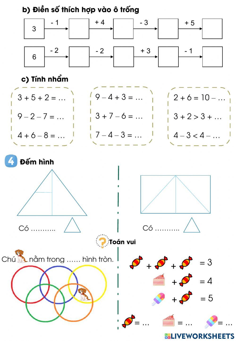 Ôn tập Toán - Tiếng Việt