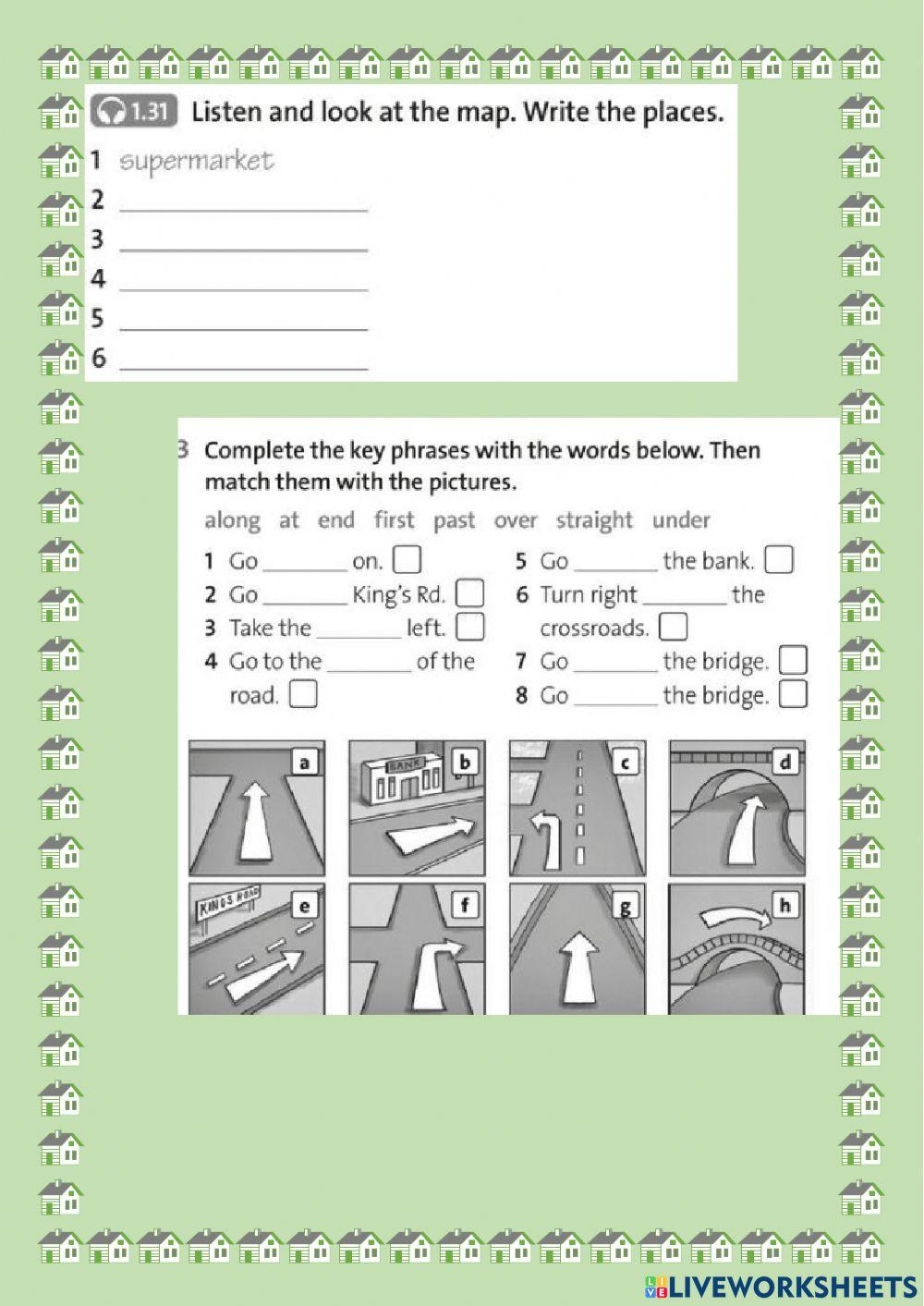 Asking for and giving directions