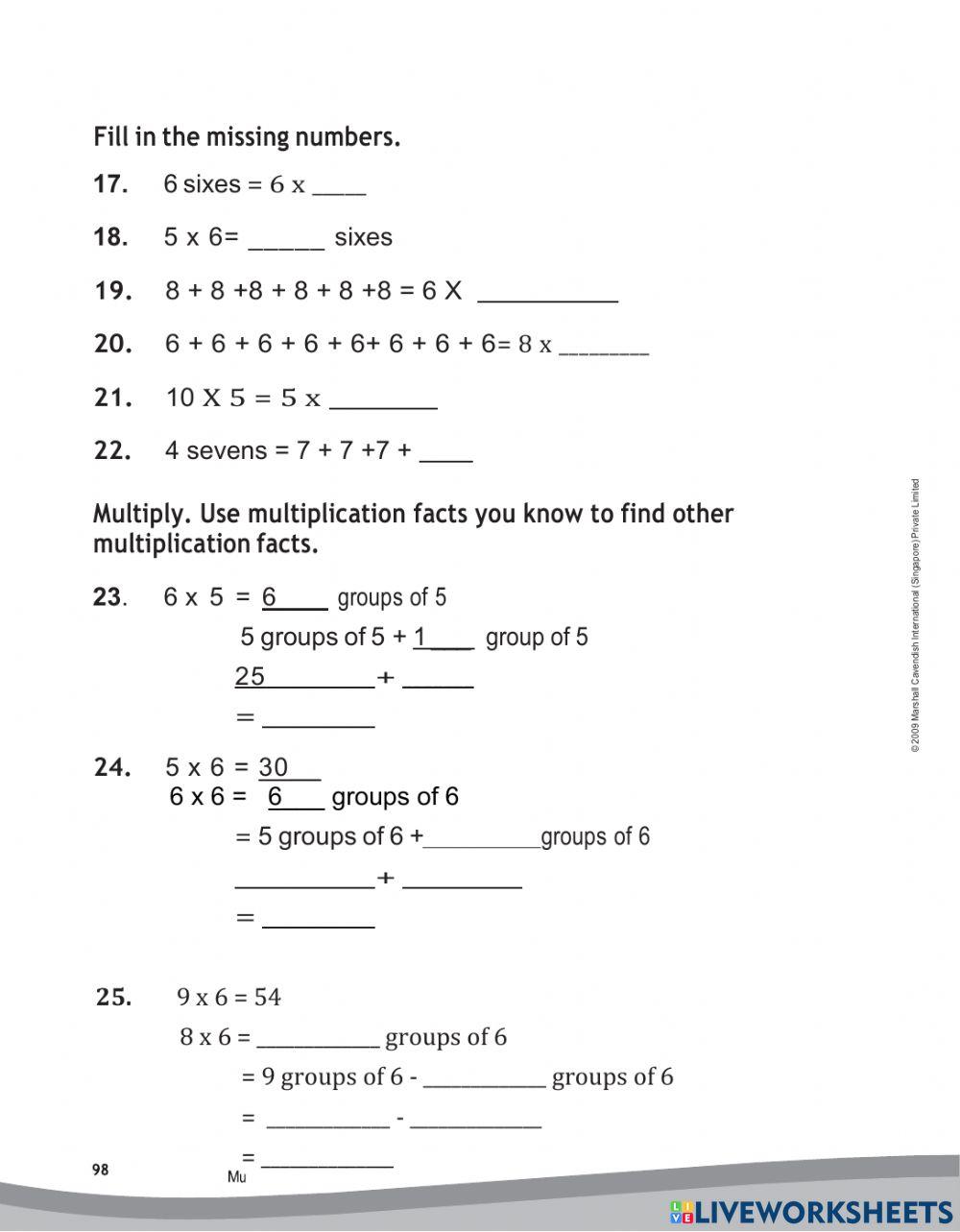 Week 3-4 Math Assessment