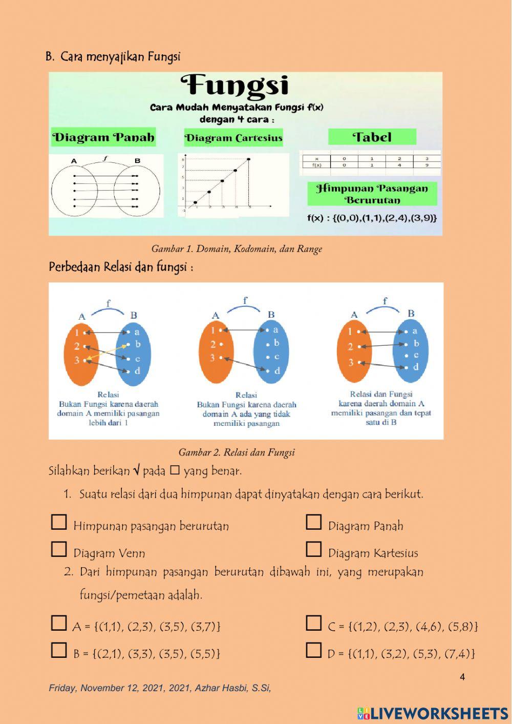 Relasi dan fungsi T3