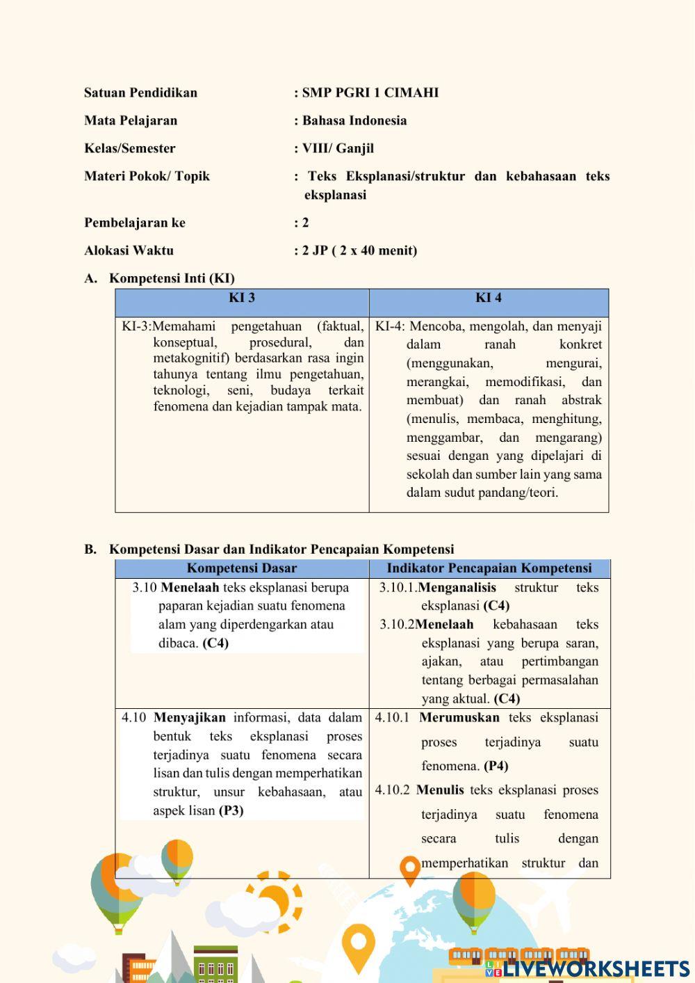 Menulis Teks Eksplanasi