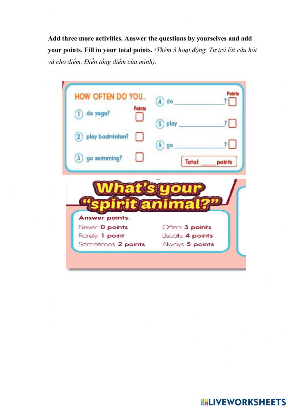 U4 - Speaking - Spirit Animal