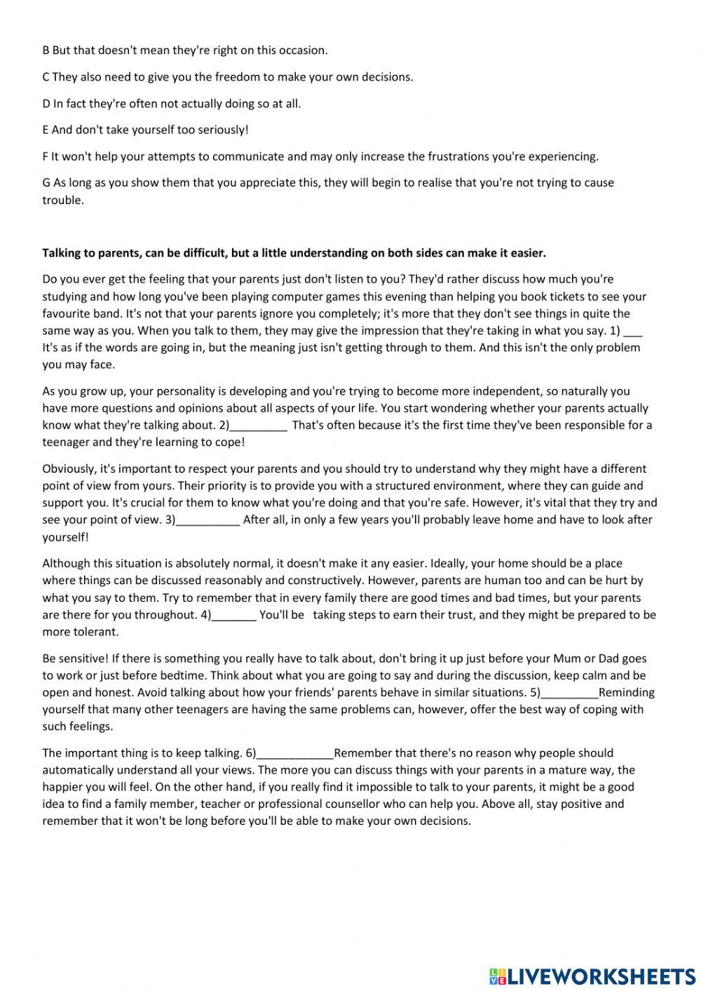 Teenagers reading and using the language