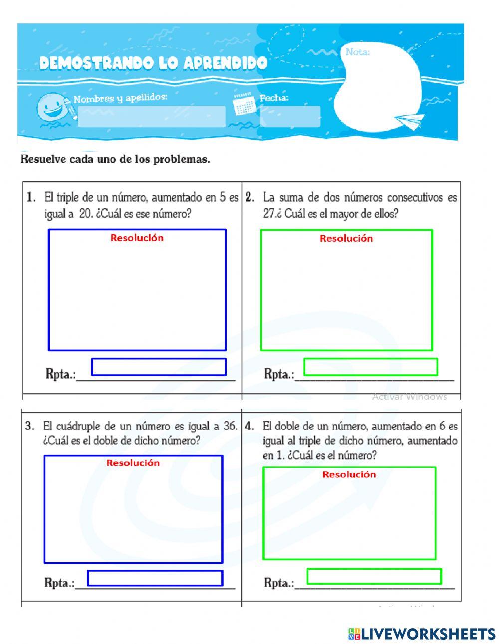 Practica de razonamiento matemático