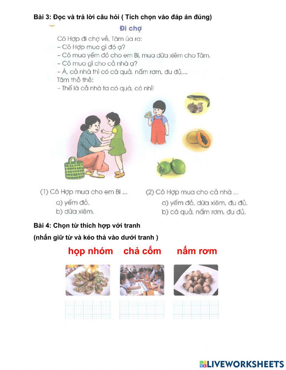 Ôn tập cuối tuần 10