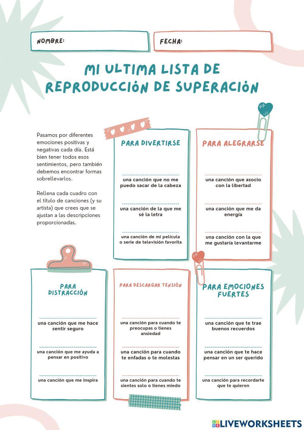 Classificación de canciones