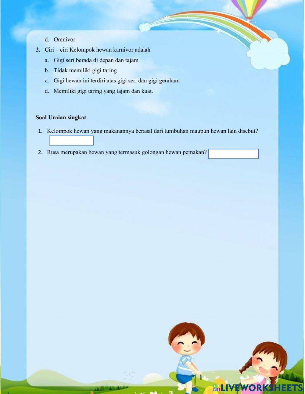 Lkpd interaktif sains sd