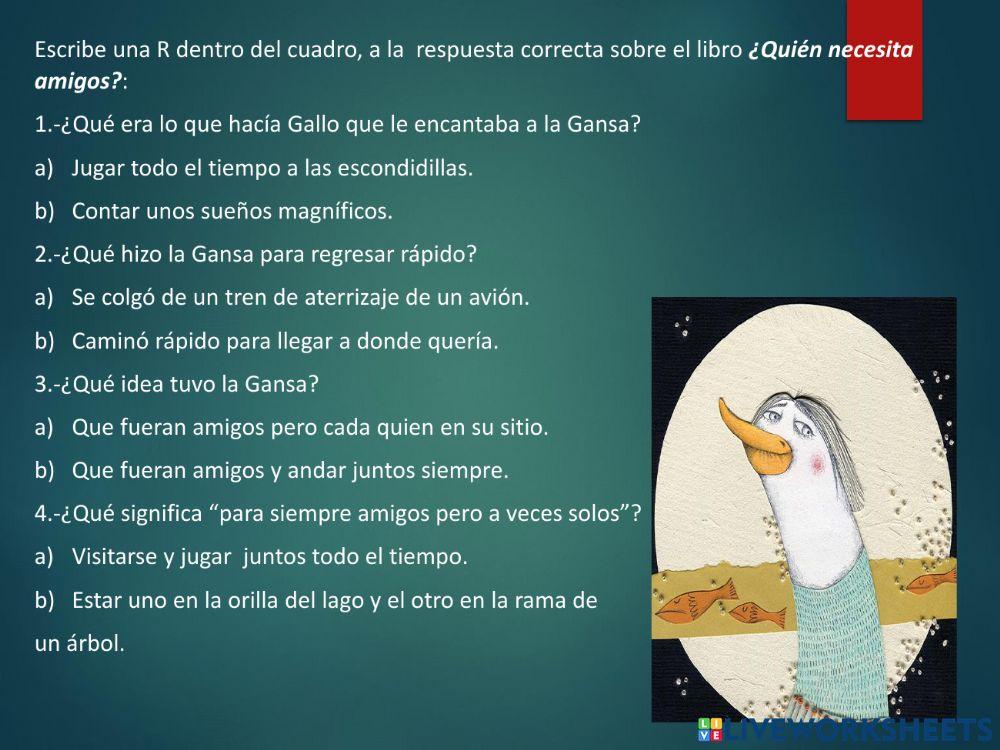 ¿Quién necesita amigos?