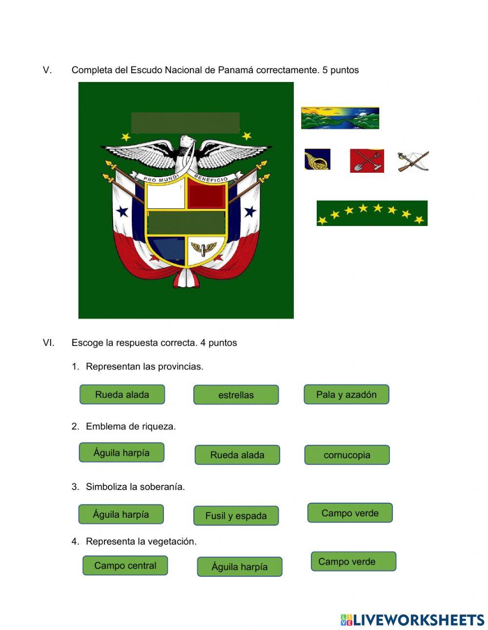 Símbolos patrios de Panamá