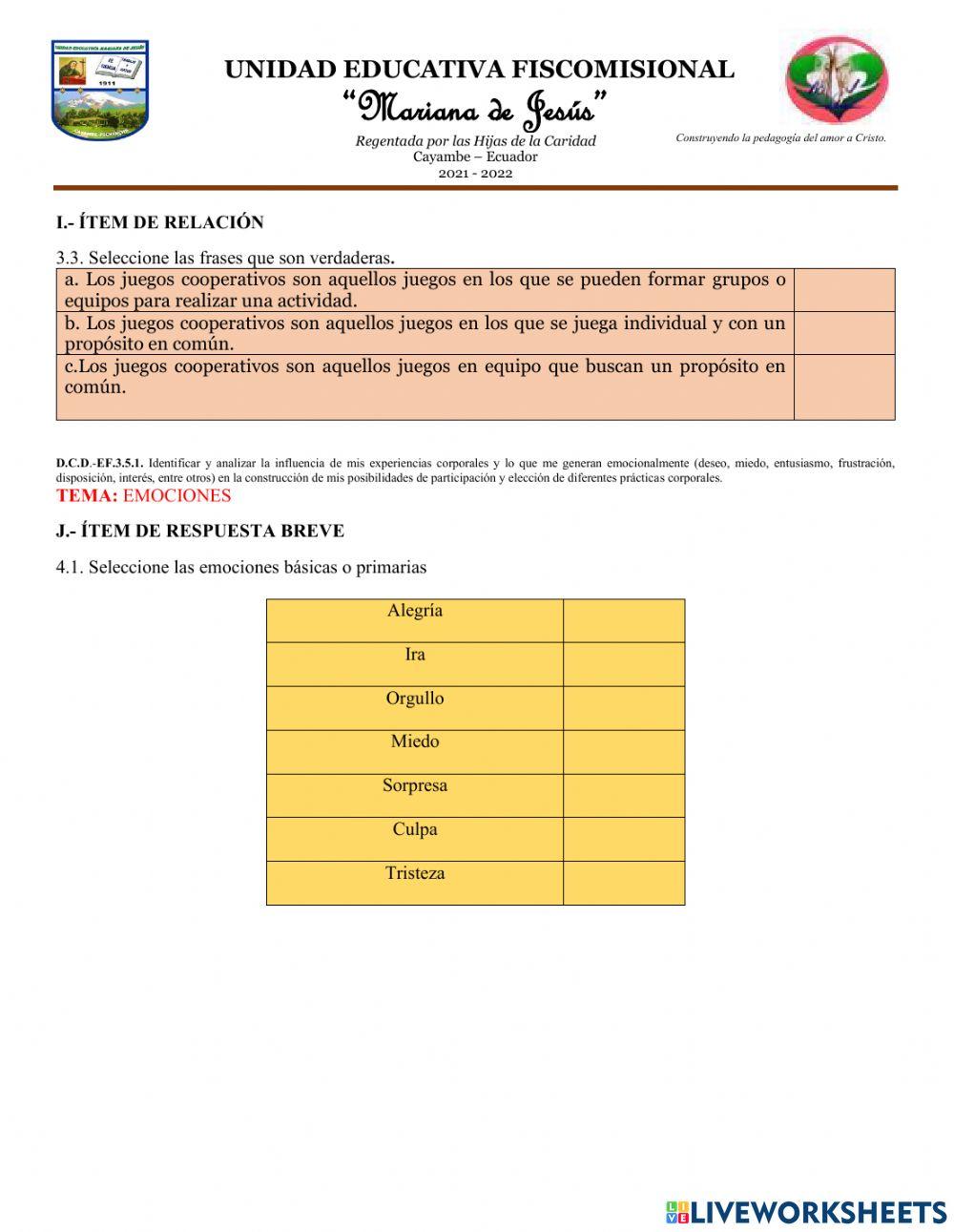 Educación Física-7B