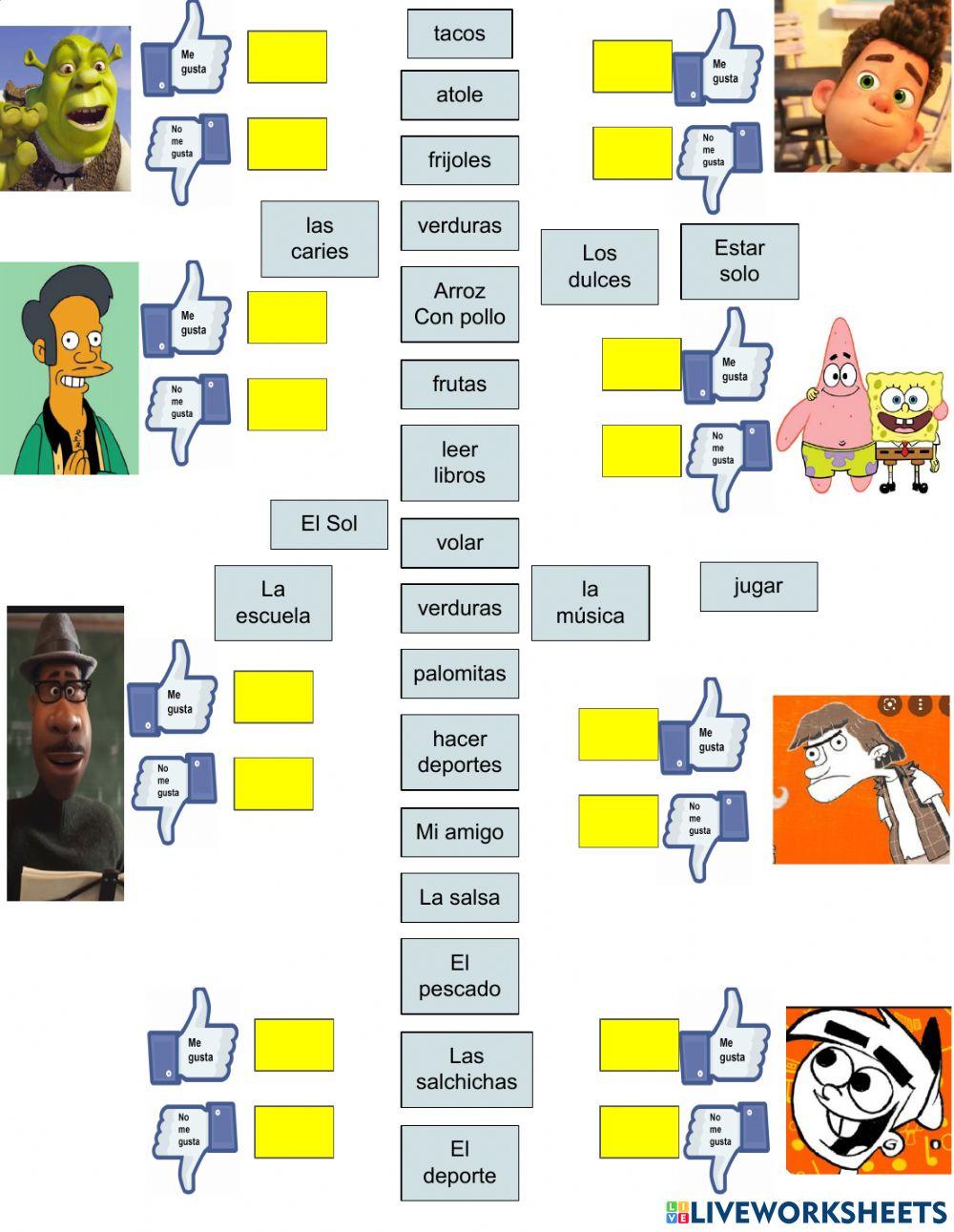 A mí me gusta, pero no me gusta