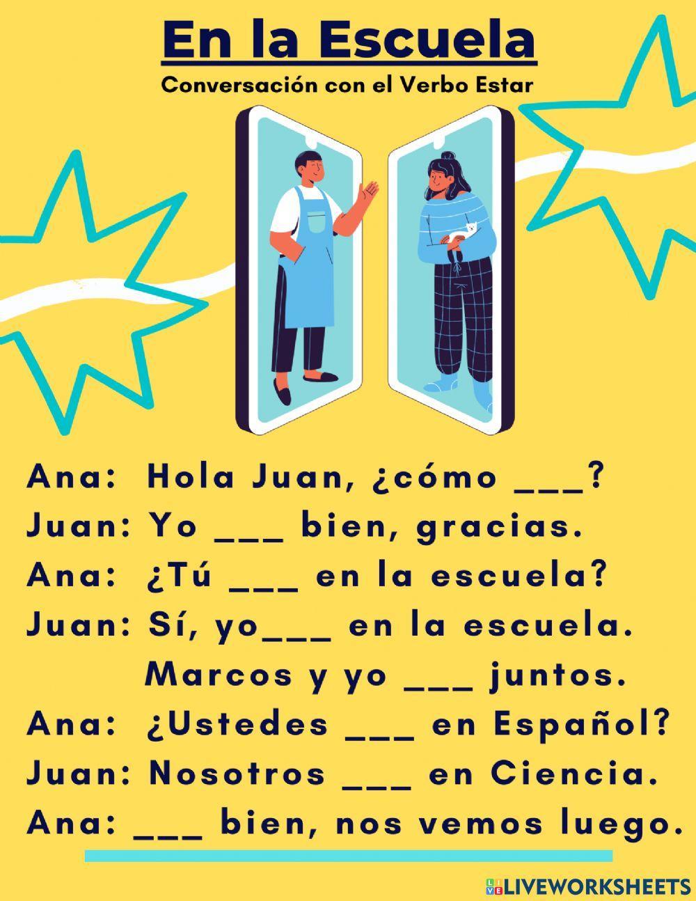 Conversando con el Verbo Estar