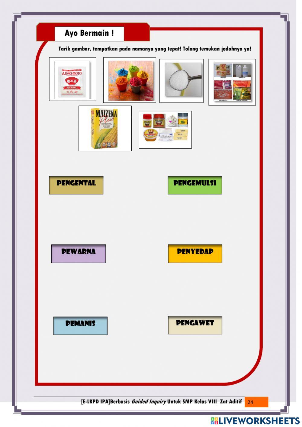 Kegiatan 2 Dampak Konsumsi Zat Aditif Bagi Tubuh