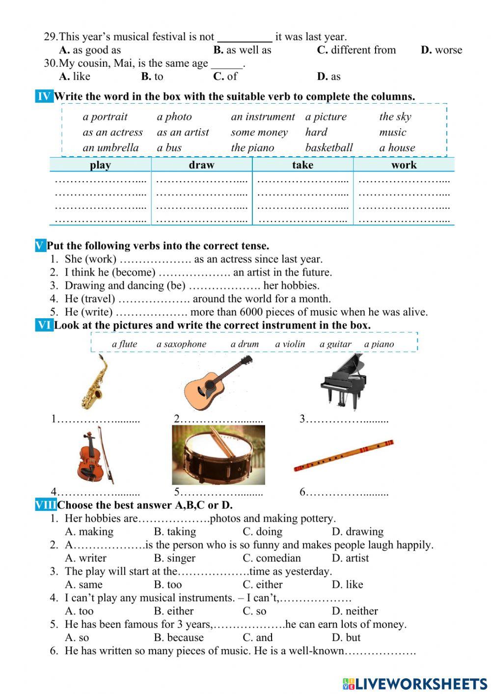 G7 - U4 (Vocabulary)