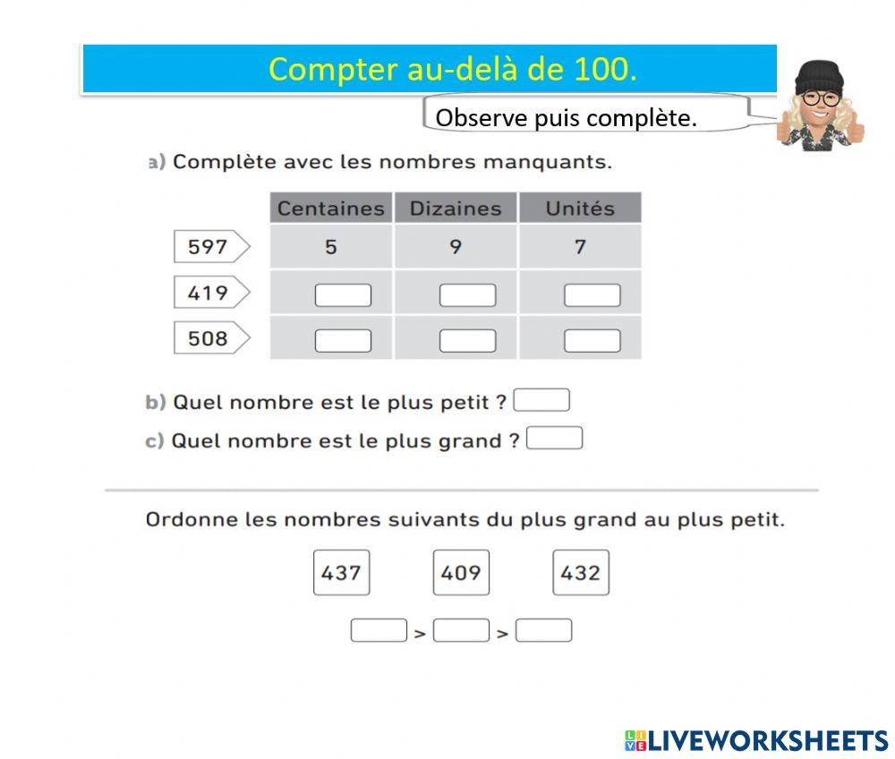 Mathematiques familles de 100 teacher geraldine s9