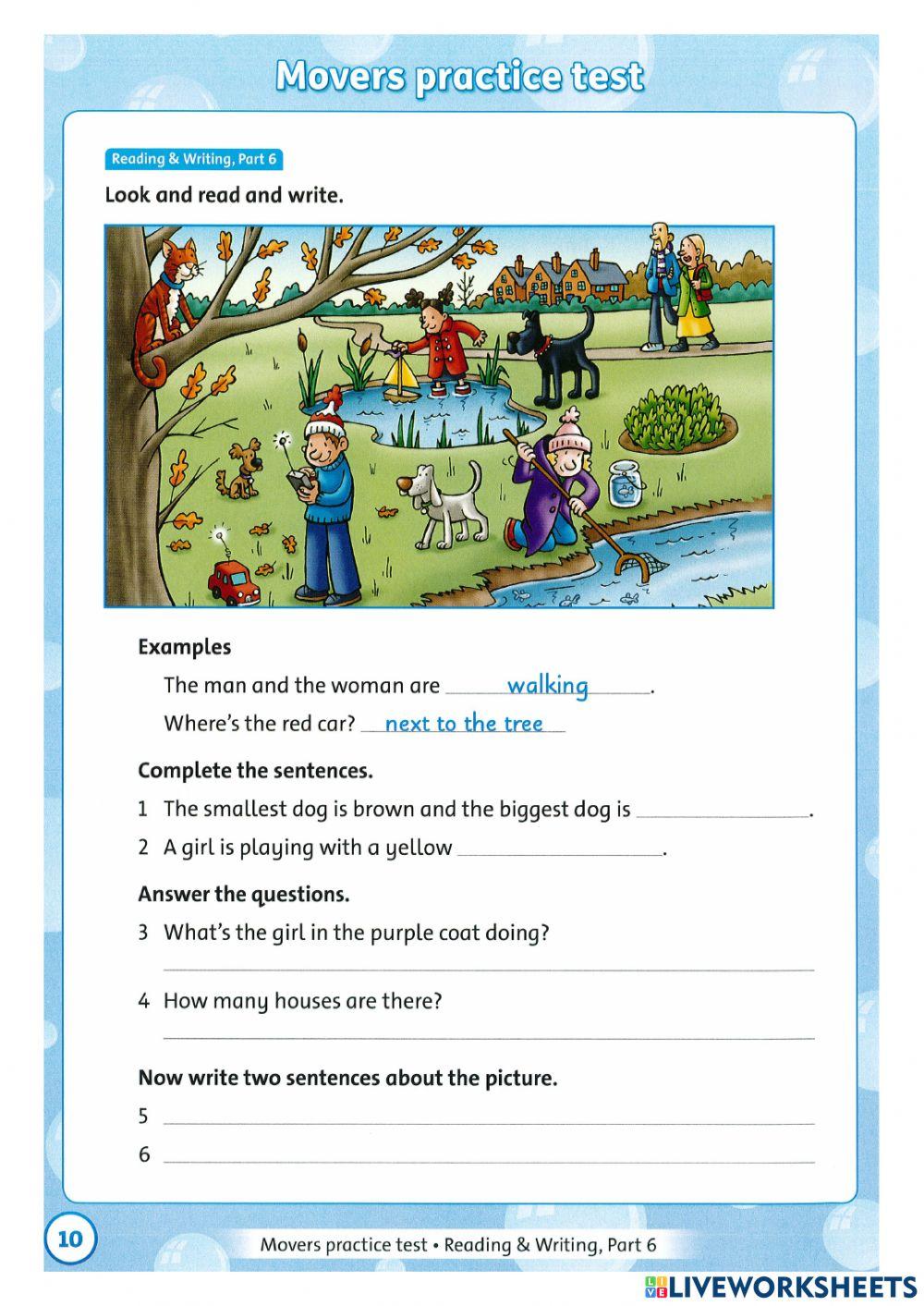 Get ready for Movers - Unit 1