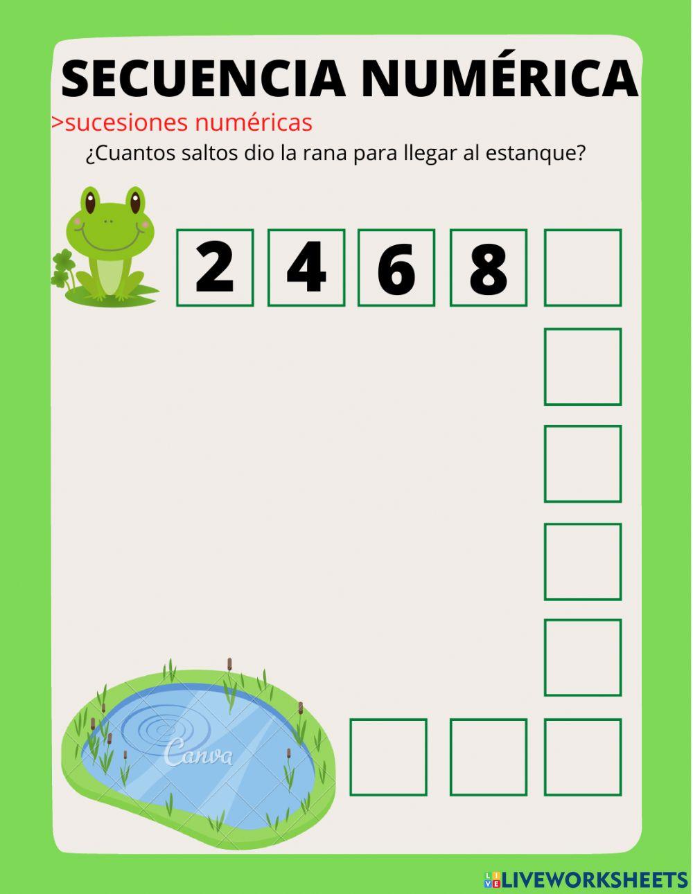 Sucesiones numéricas