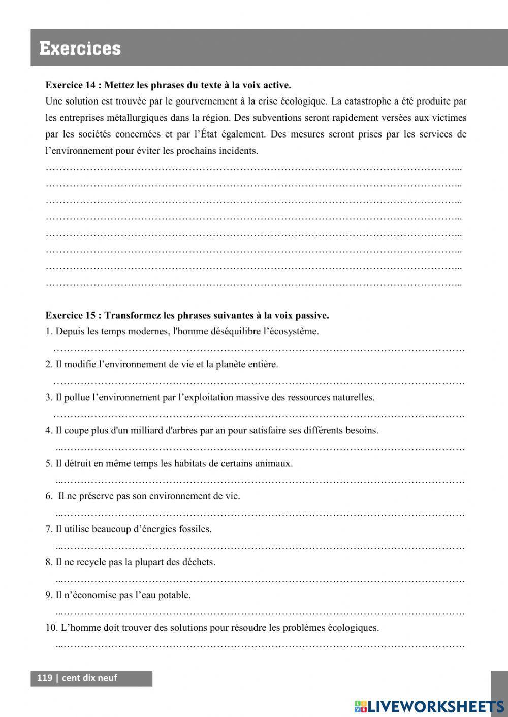 Voix active, voix passive-1