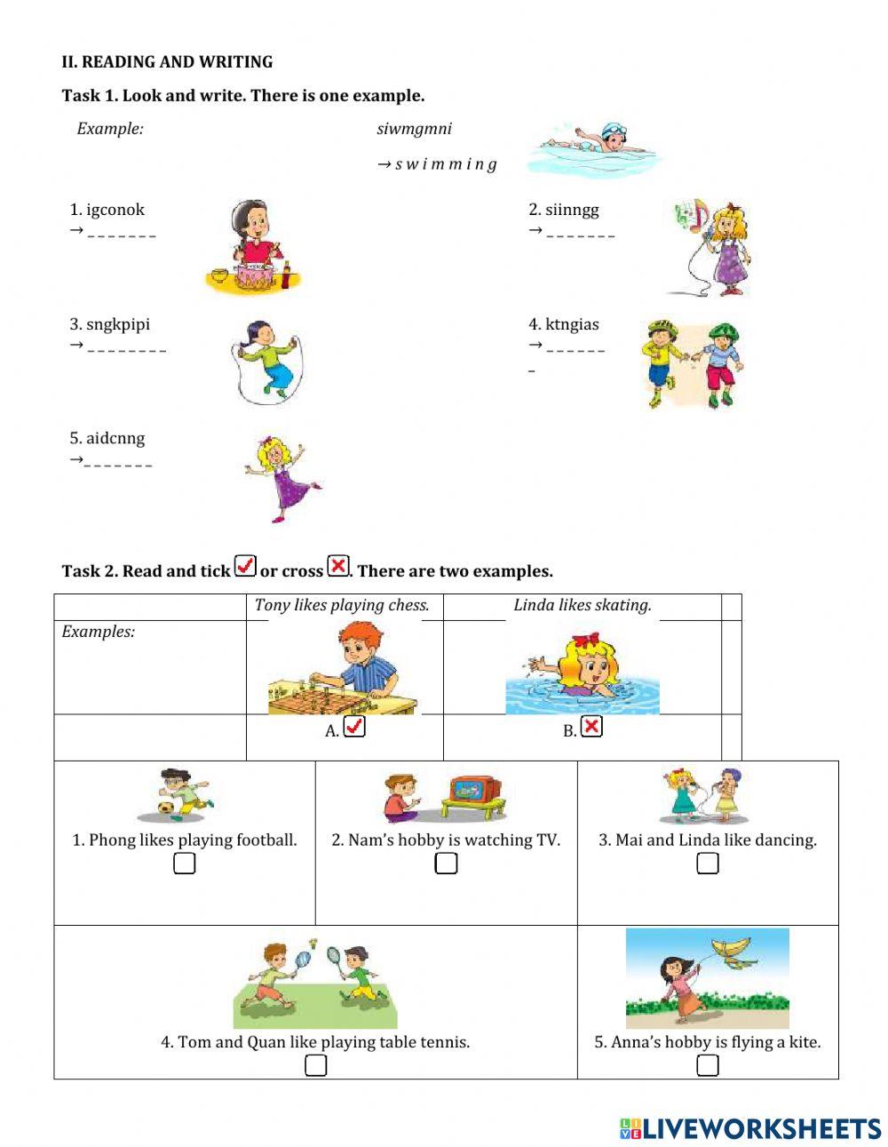 Tiếng Anh 4 - Unit 7