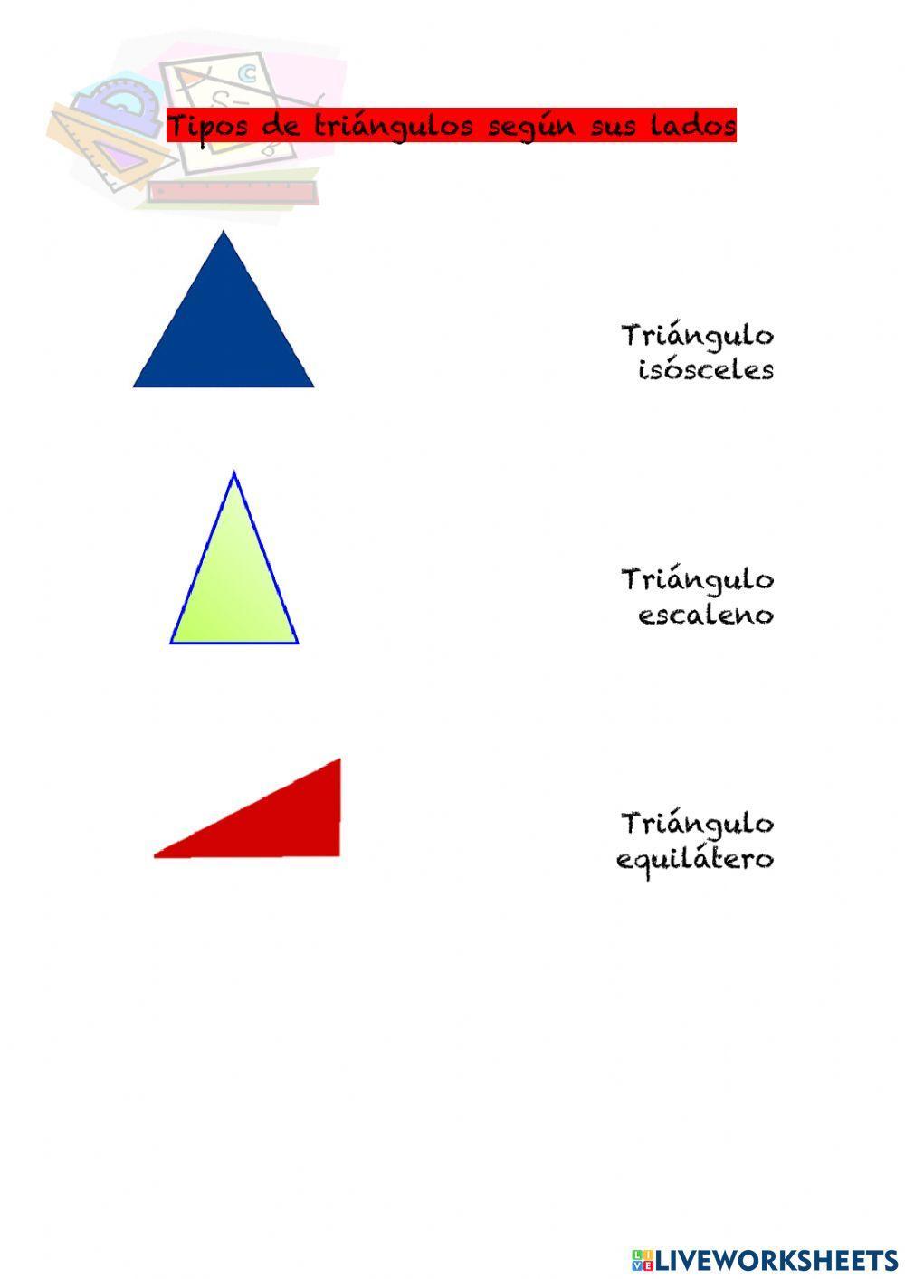 Tipos de Triángulos según sus lados