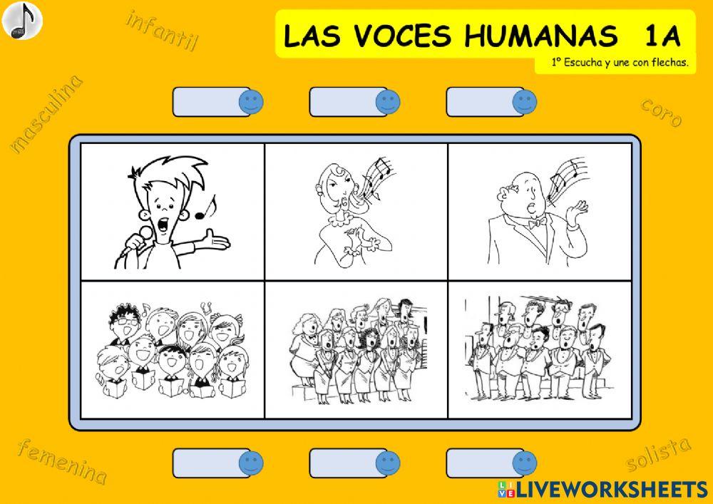 LAS VOCES HUMANAS 1A