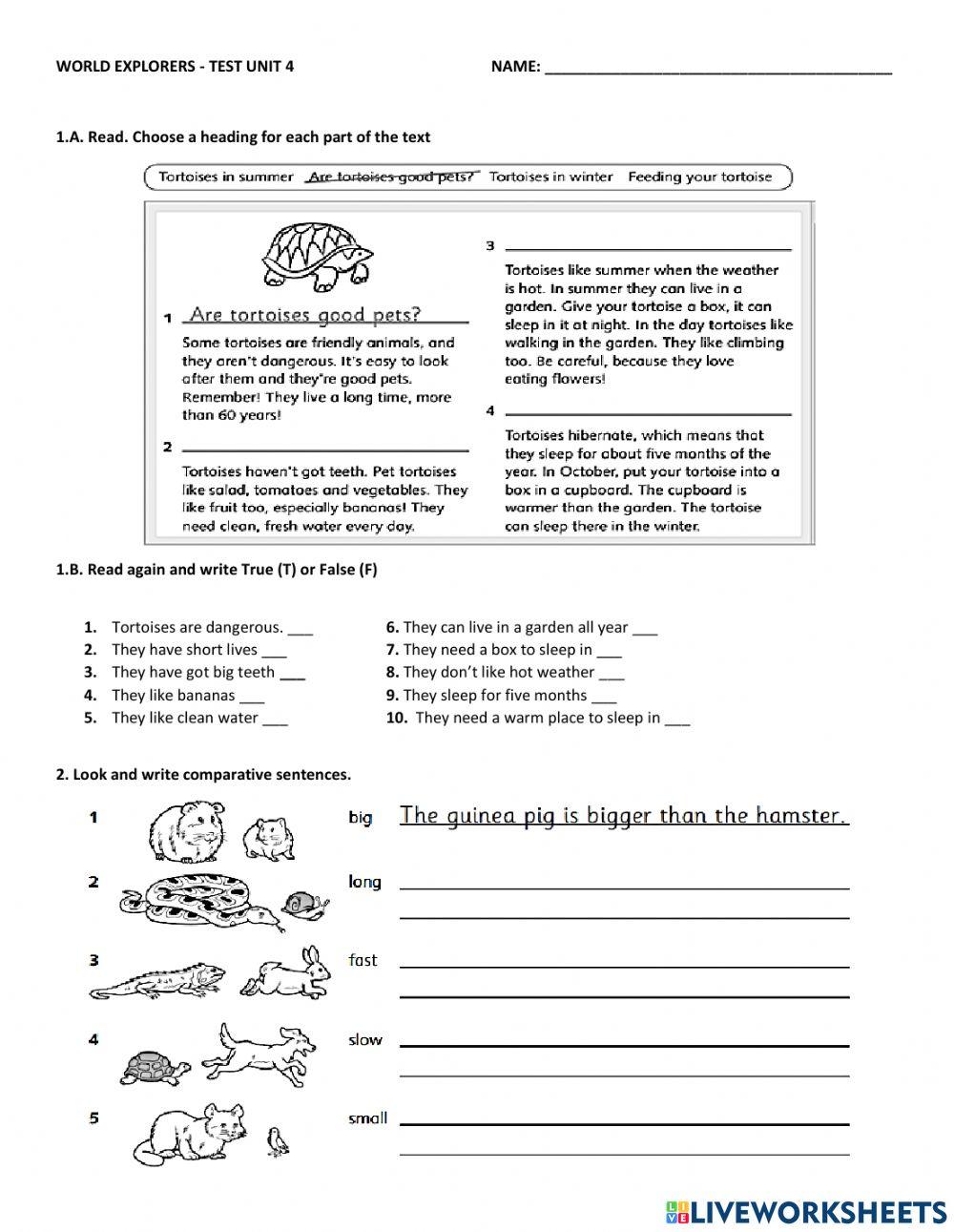 Comparative and superlative we1