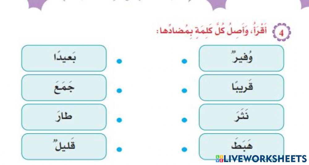 الكلمة ومضادها