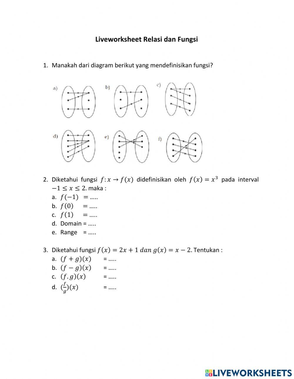Lkpd relasi dan fungsi