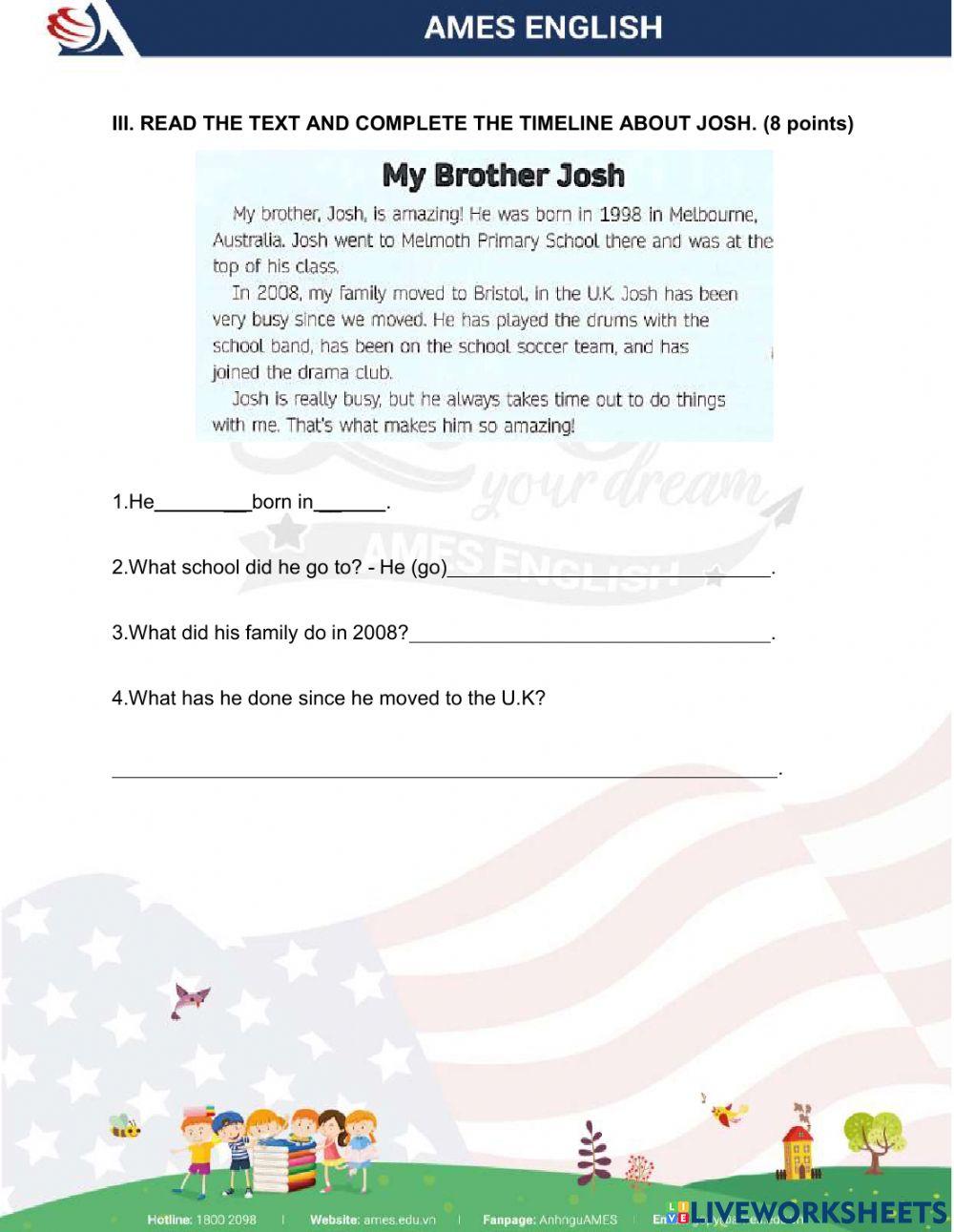 BE Placement test-Flyers