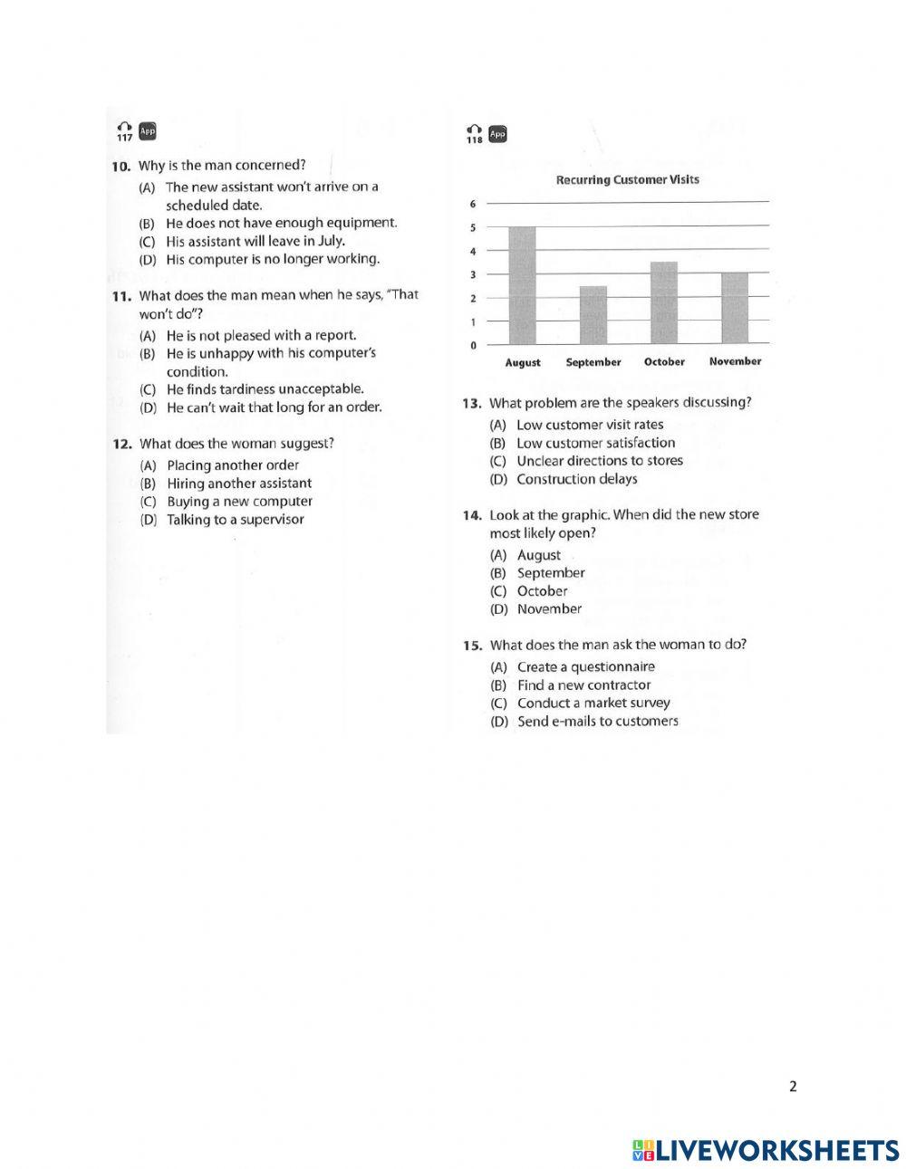 TOEIC LISTENING PART 3 - Topic 2
