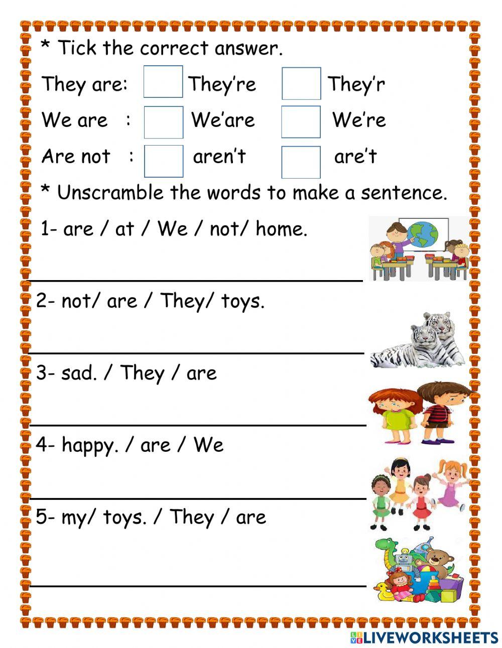 Prnouns worksheet live worksheets