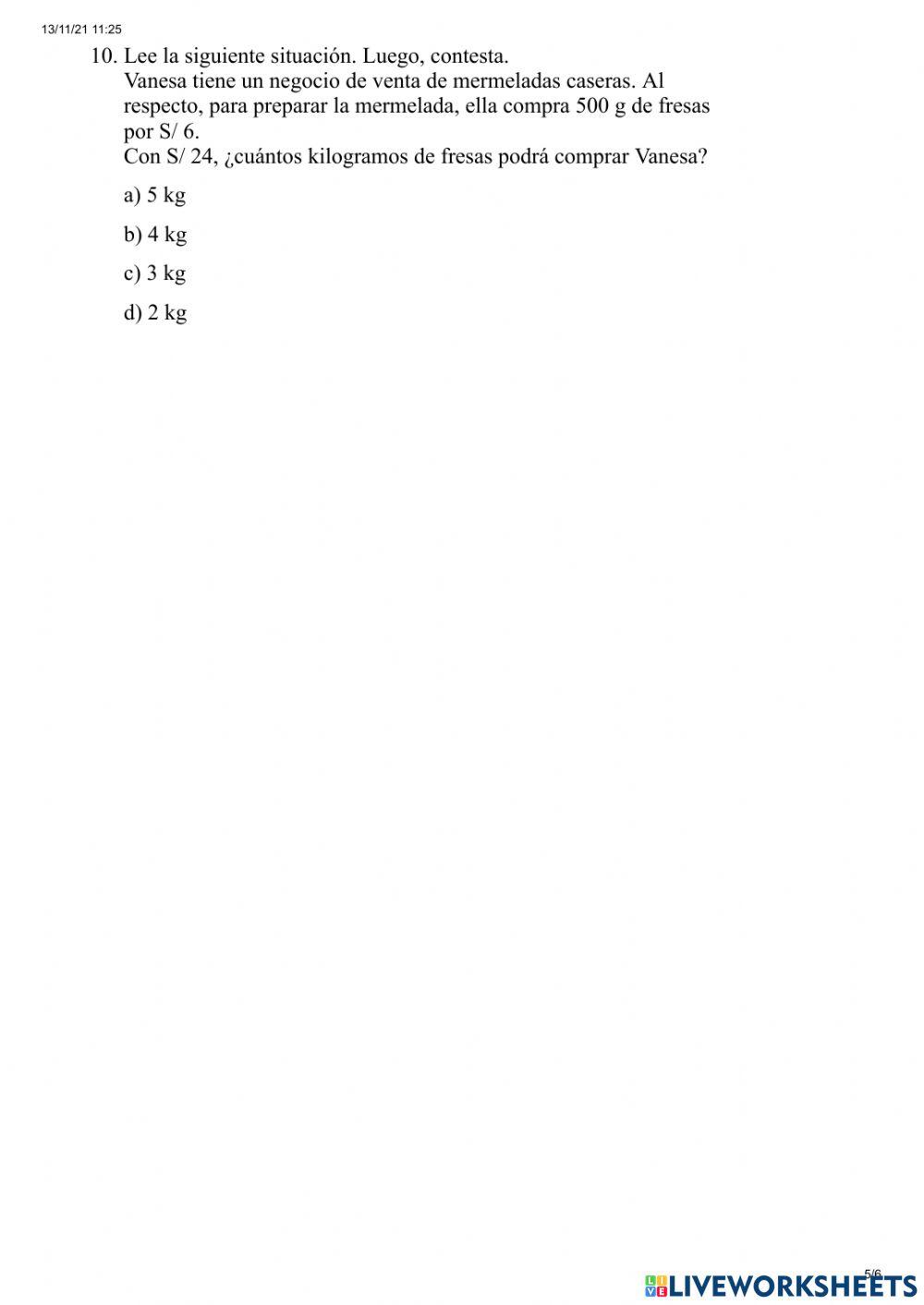 Proporcionalidad directa