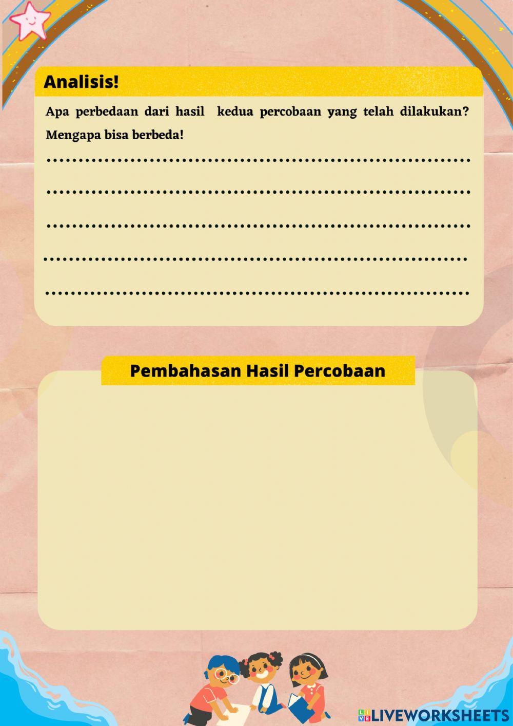 LKPD Berbasis Liveworksheet pada Materi Tekanan Hidrostatis