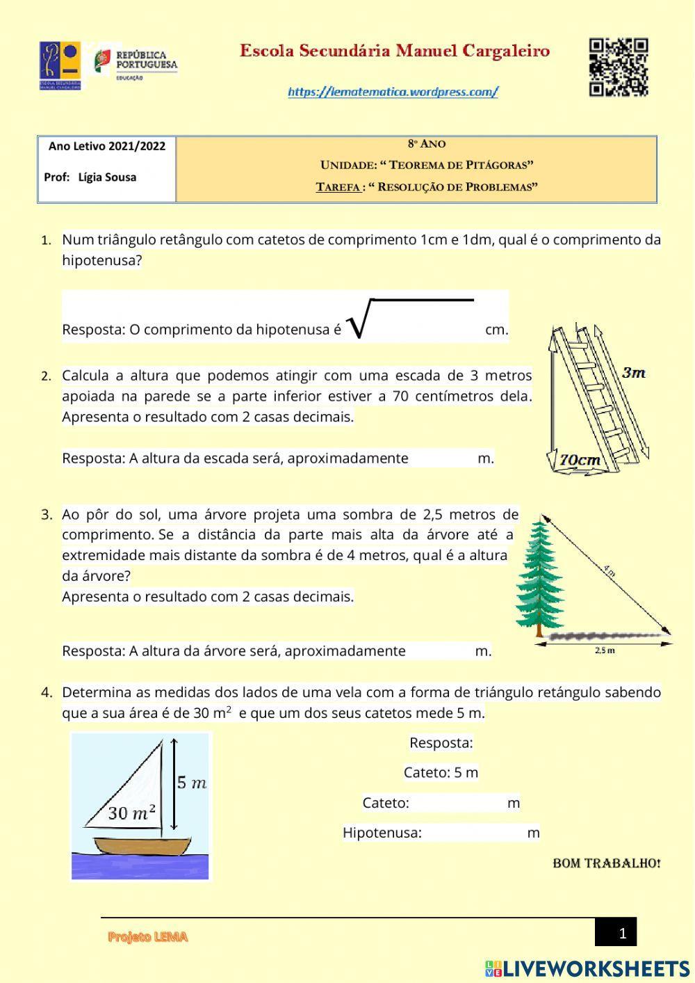 Teorema de Pitágoras