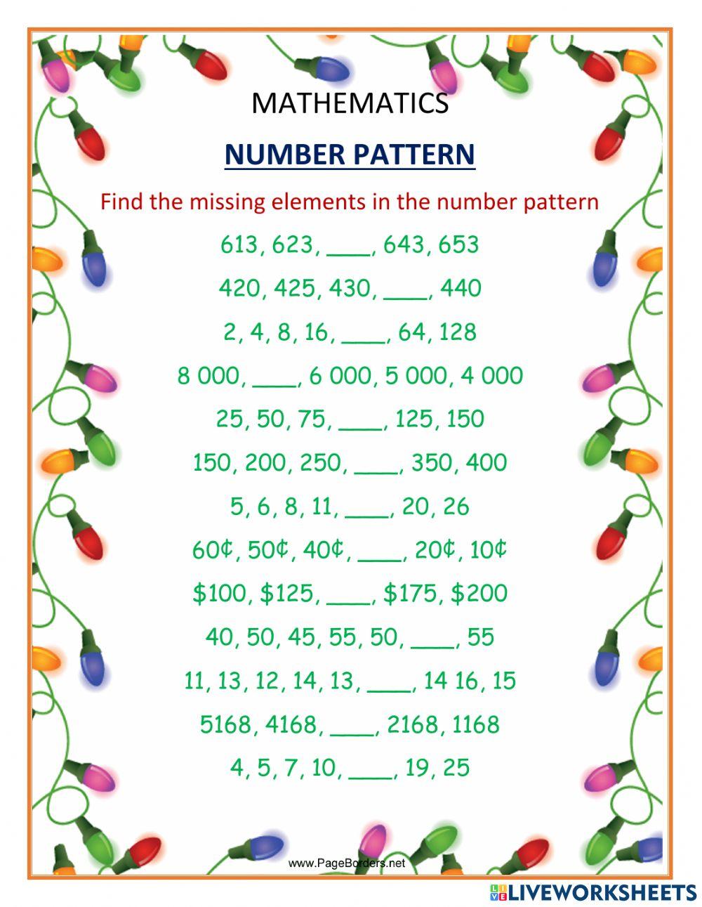 Number Pattern