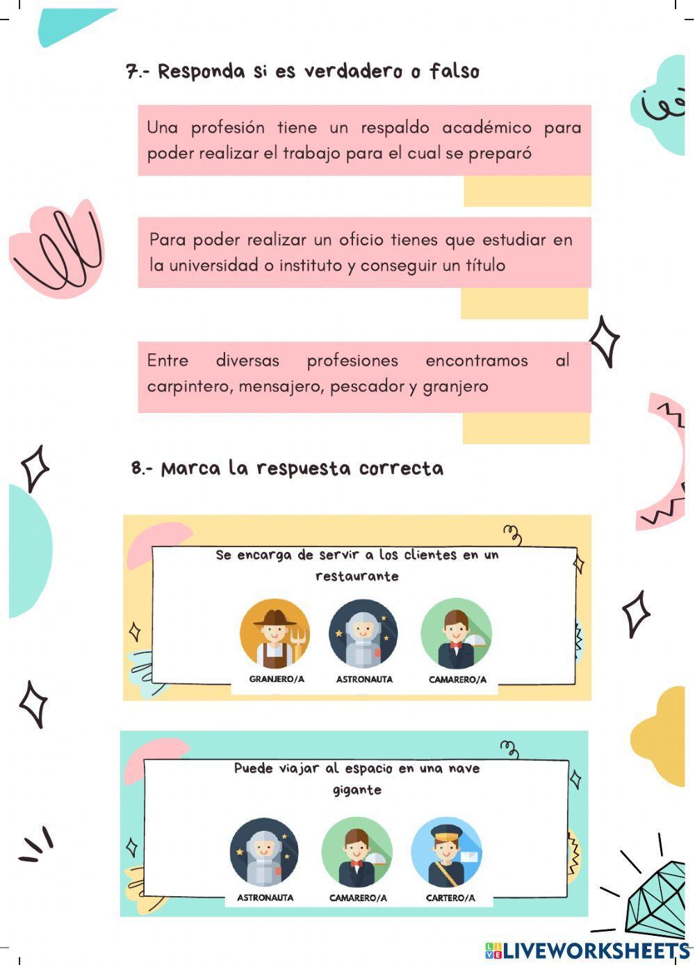 Profesiones y oficios