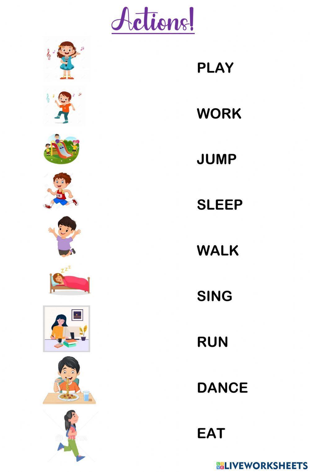 Actions Kindergarten