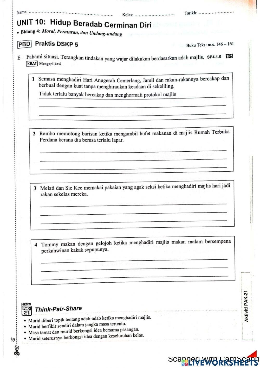 Hidup Beradab cerminan diri