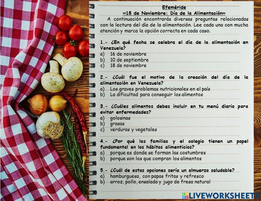 Día de la alimentación