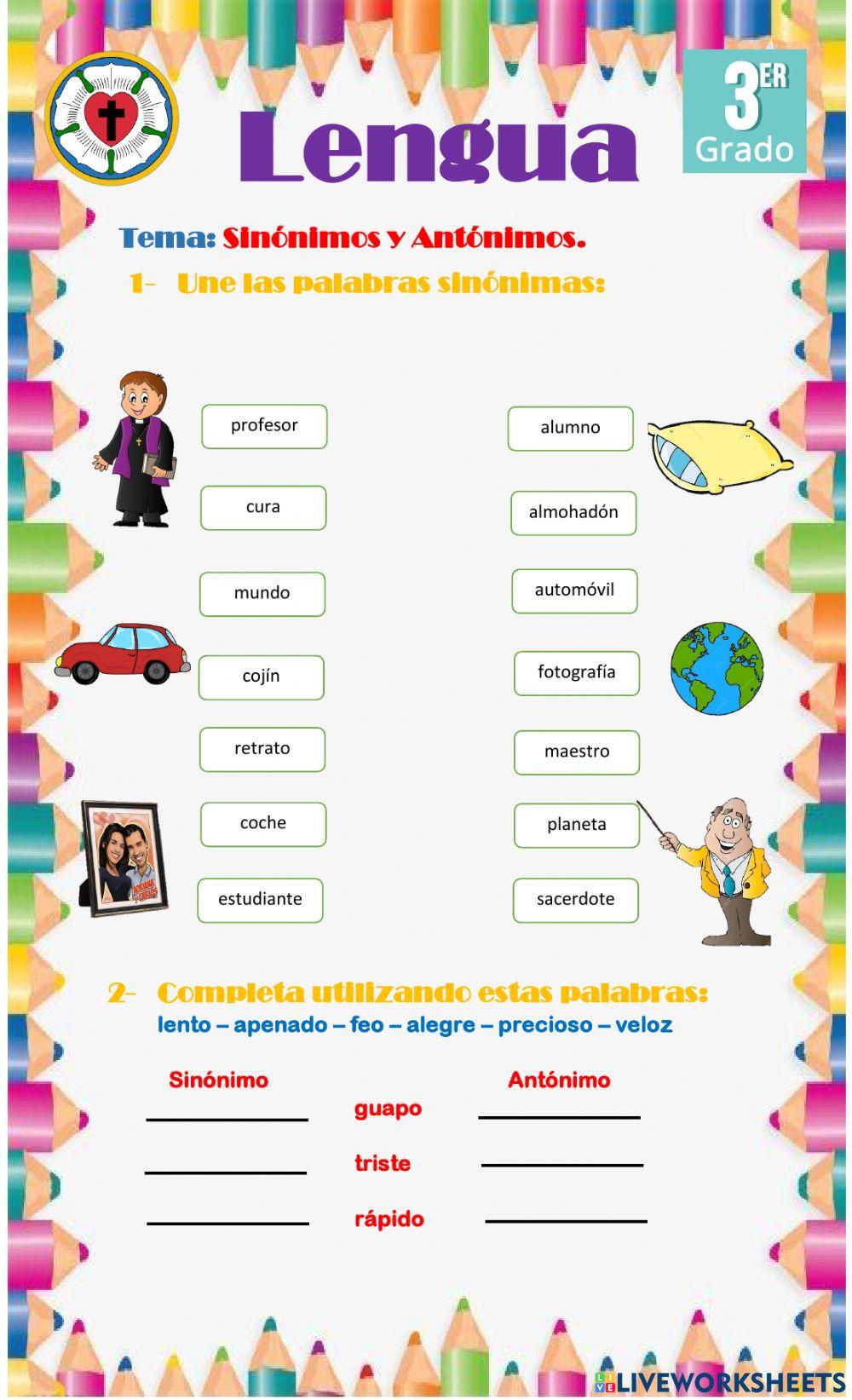 Sinónimos y Antónimos