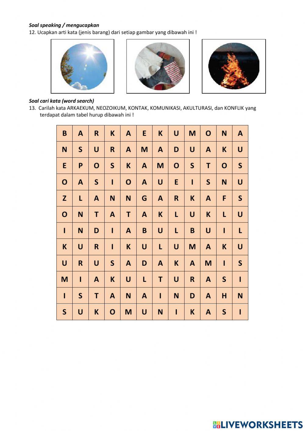 Mengenal Lingkungan Sekitar