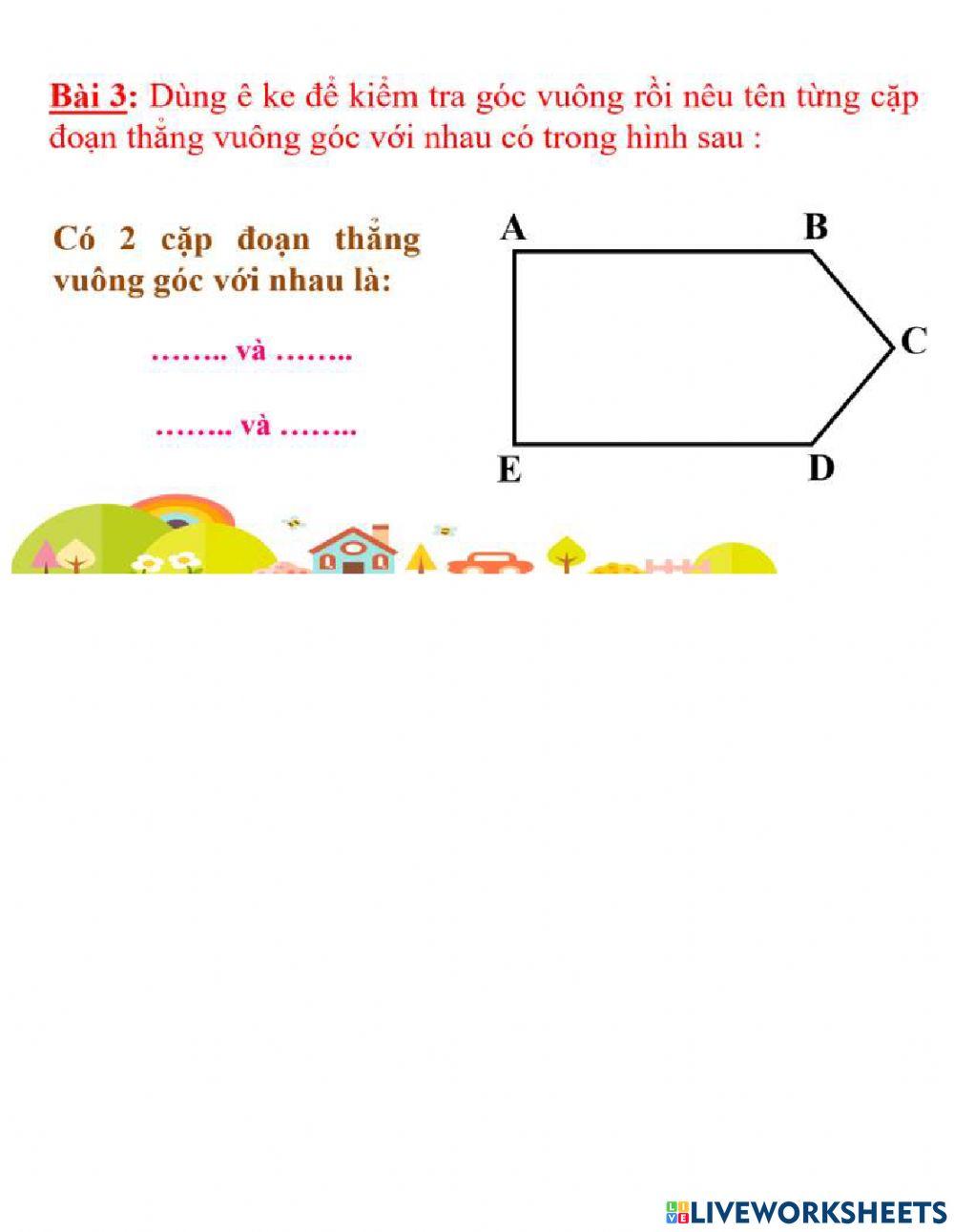 Hai đường thẳng vuông góc