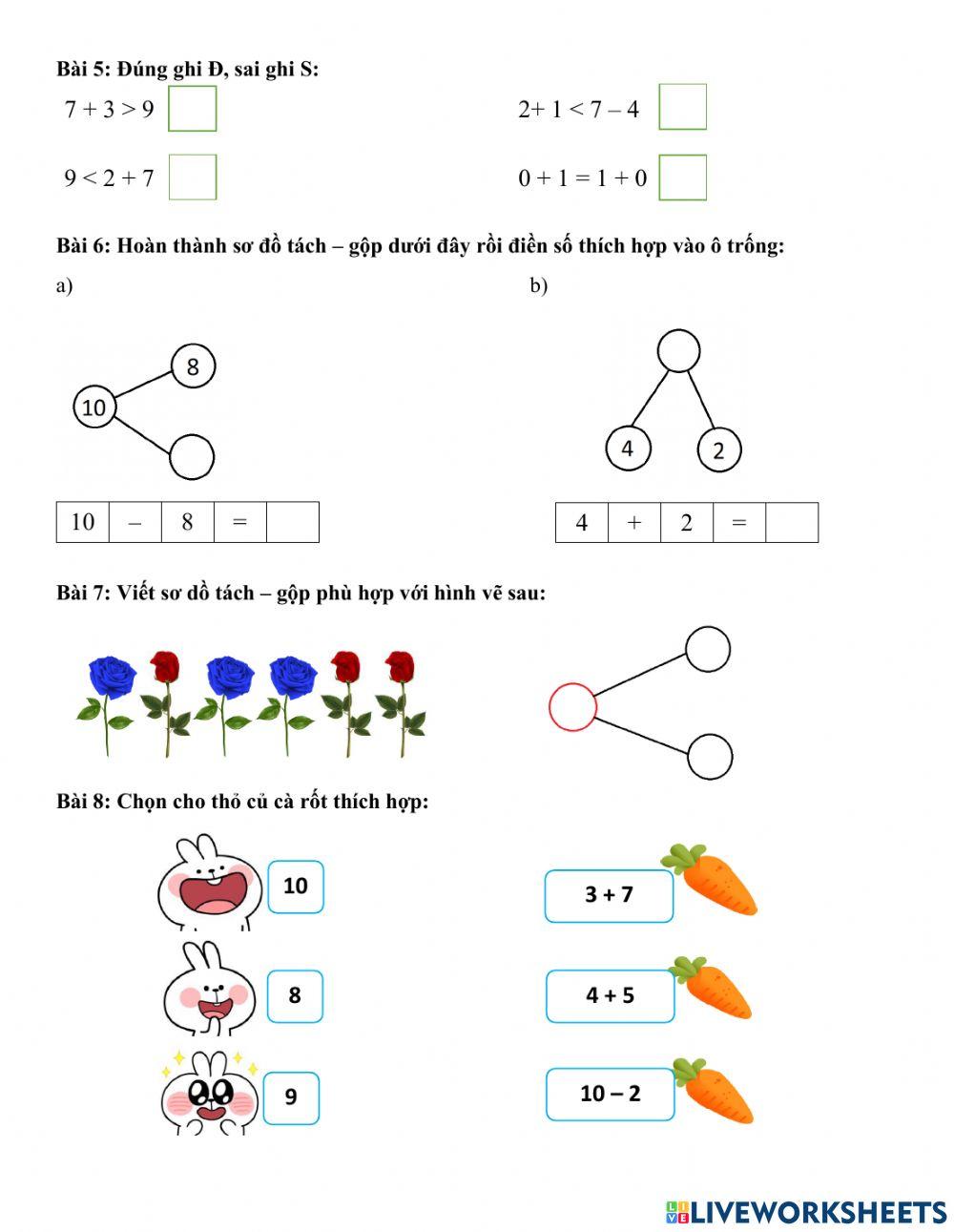 ÔN TOÁN TUẦN 1 - 12