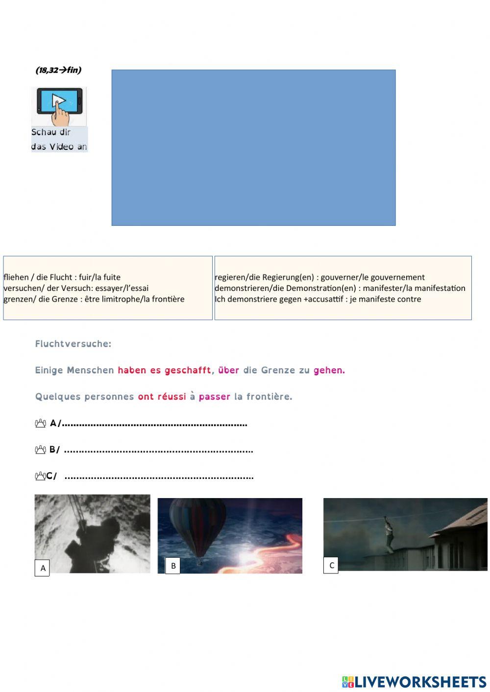 Zwischen uns die Mauer