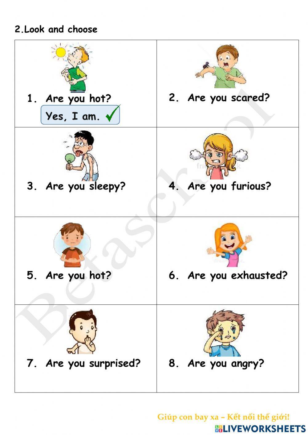 BE1A - Feelings - TOPIC 2