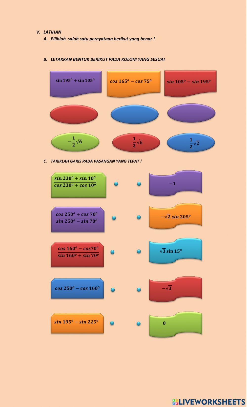 Lkpd JUMLAH DAN SELISIH SINUS DAN COSINUS