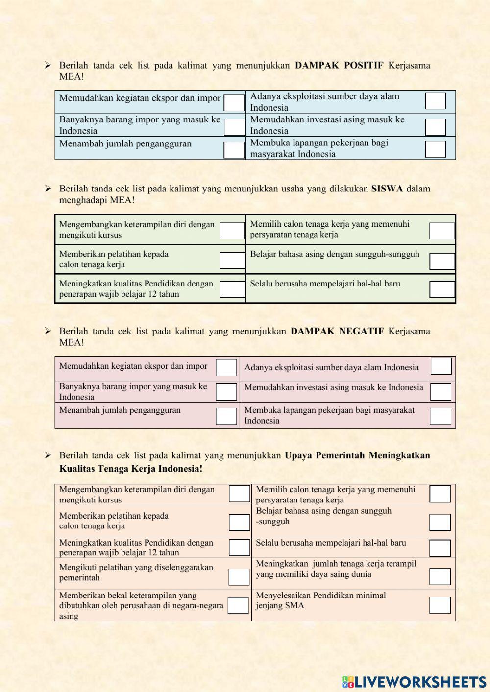 Posisi dan Peran Indonesia di Ketenagakerjaan dalam Lingkup ASEAN